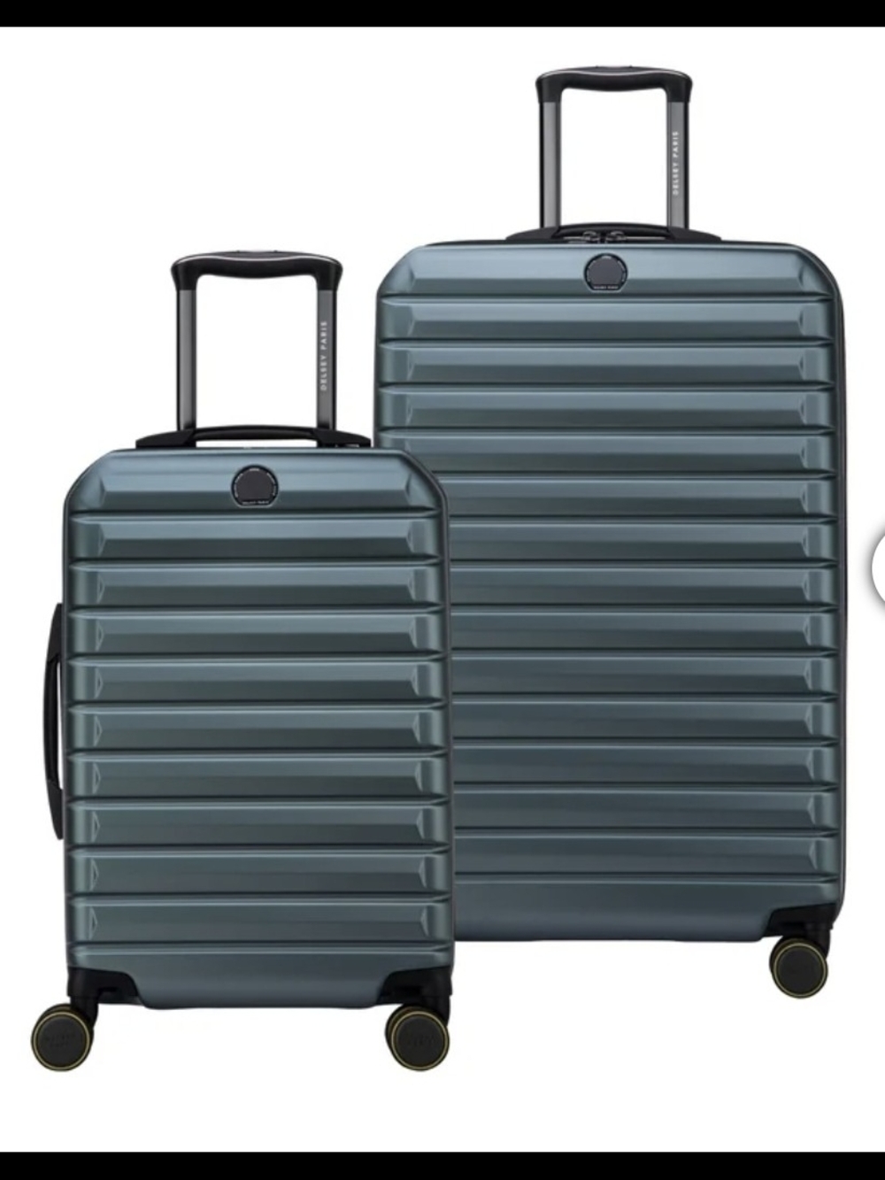 Delsey Paris 2-piece Hardside Luggage Set GREEN BRAND NEW